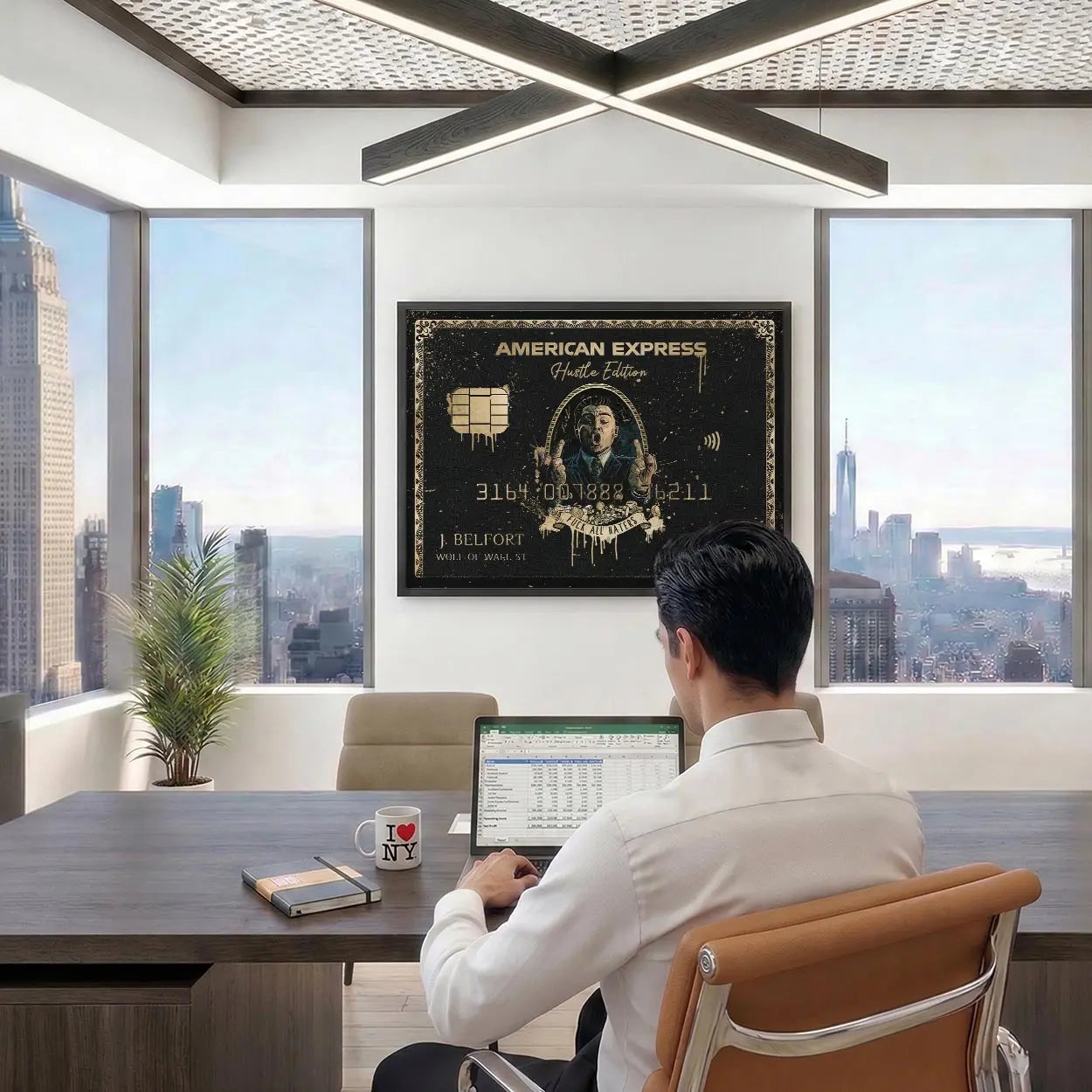 The Wolf Wall Street | American Express Custom Poster - DreamBrothers