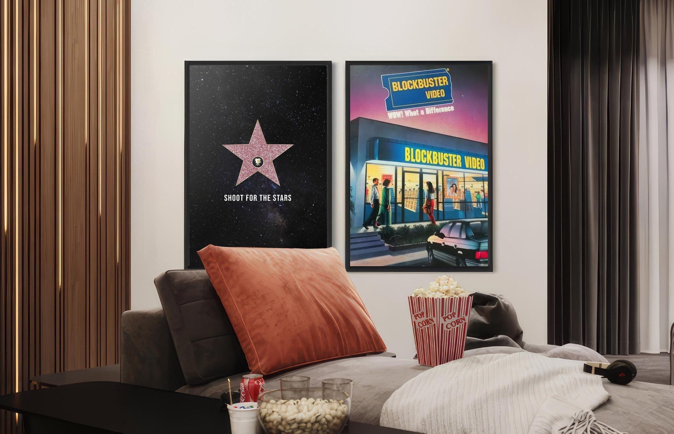 Blockbuster Video Retro Ad | Framed Poster - DreamBrothers