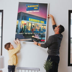 Blockbuster Video Retro ADS | Poster