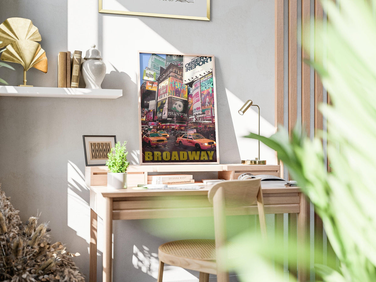 Broadway Times Square Retro Print - DreamBrothers