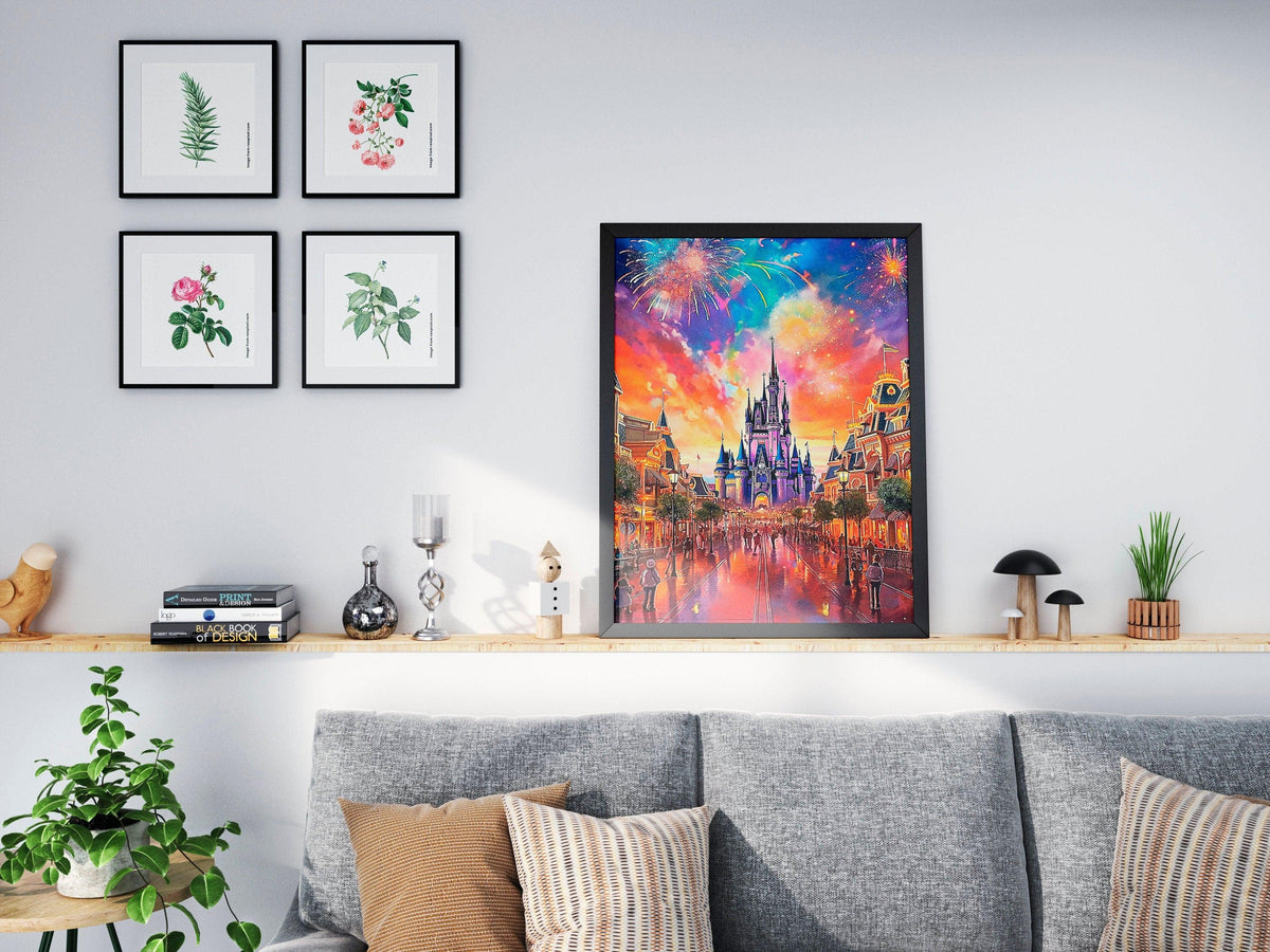 Orlando Colorful Theme Park Poster - DreamBrothers