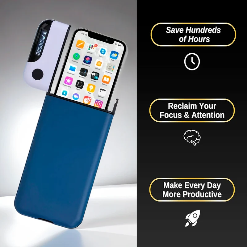 THE FOCUS BOX™ - Phone Lock Box with timer for Self-Discipline - DreamBrothers