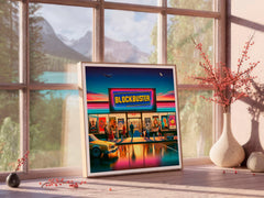 Blockbuster Movie Decor x Steamboat Willie Mickey | Poster