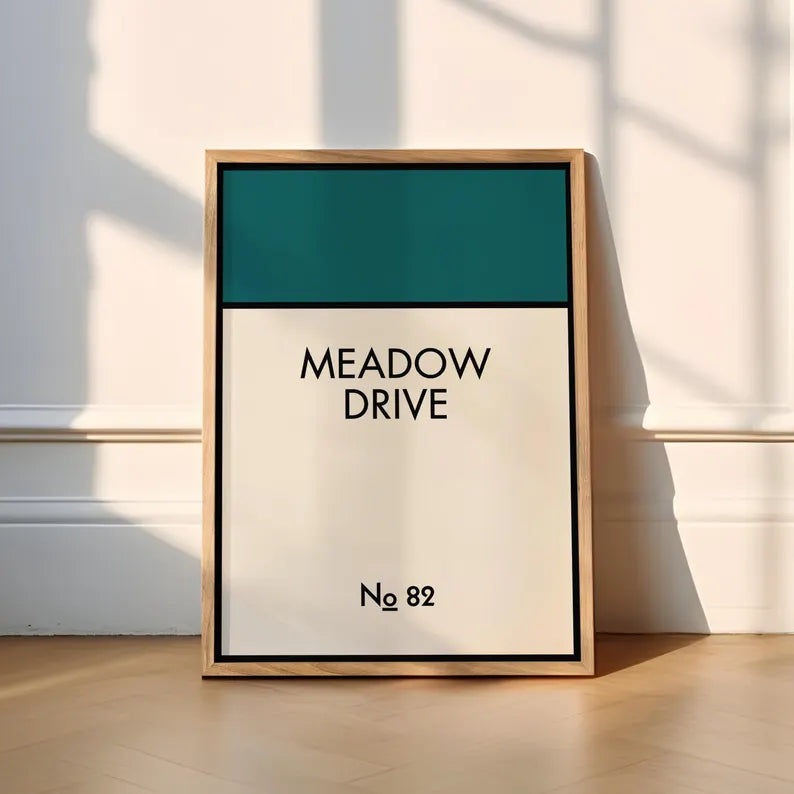 Personalised House Name and Address Print - New Home Gift - DreamBrothers