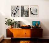 New York City Set of 3, Aesthetic Vintage Posters, Black And White Photo Gallery, USA Travel Gift, Vintage Gallery Set