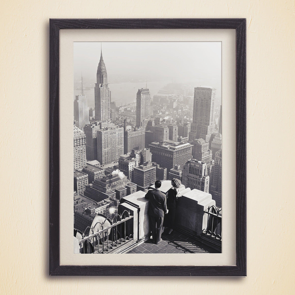 Chrysler Building Print, New York City Vintage Poster, Aesthetic Vintage Poster, Black And White Printable Photo, B&W, Travel Couple Gift - DreamBrothers