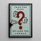 Take the Risk Motivational Poster