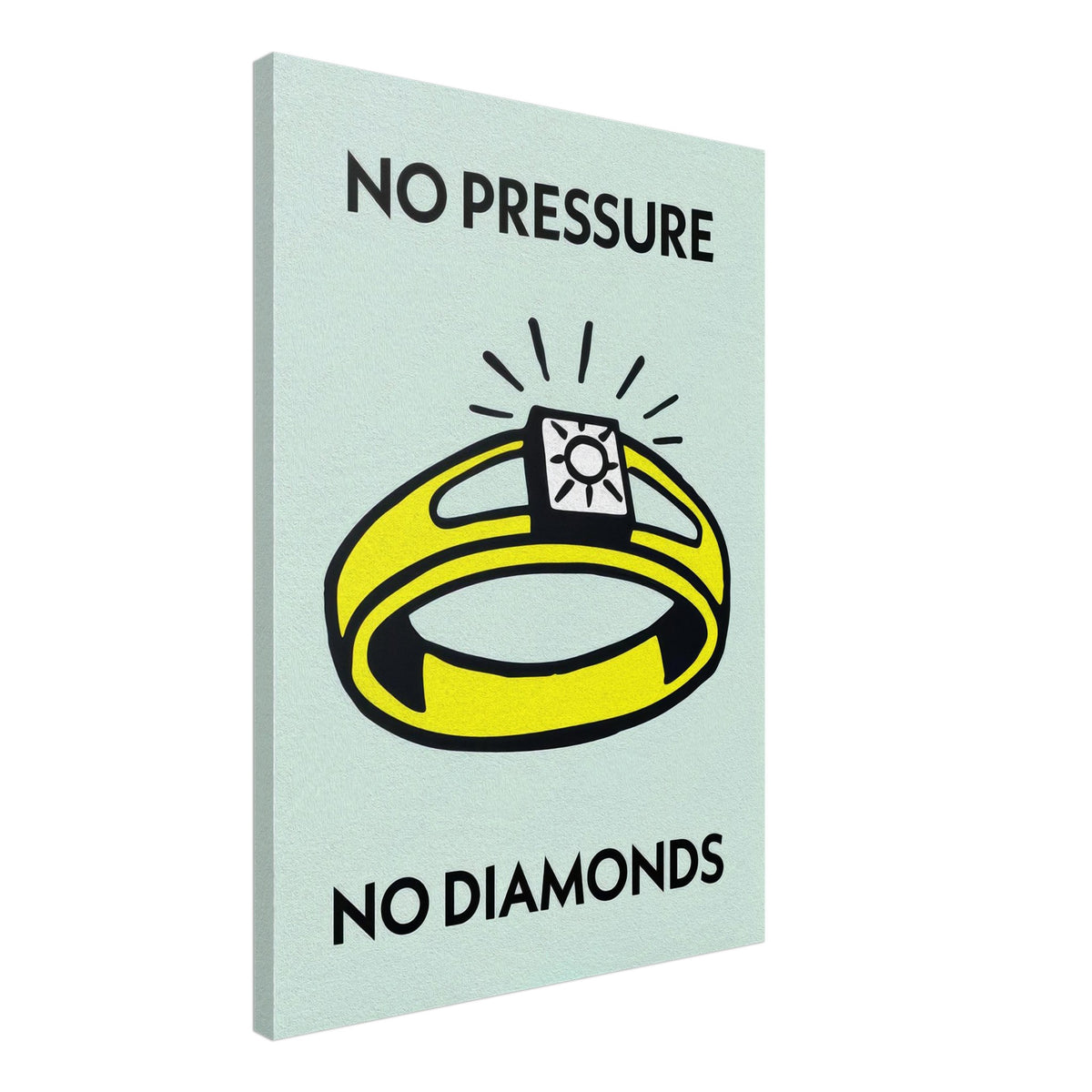 No pressure no diamonds | Canvas - DreamBrothers
